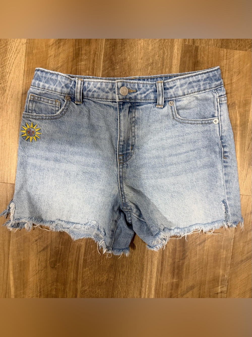 Girls size 14 cat & jack jean shorts